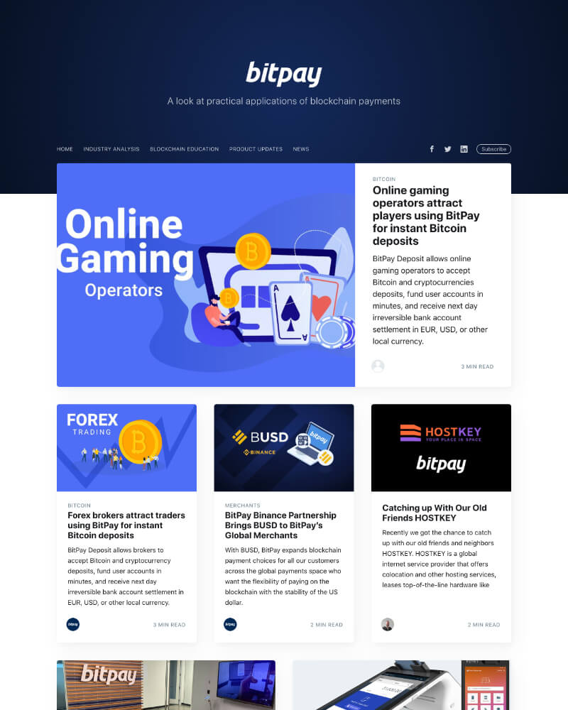 Bitpay theme