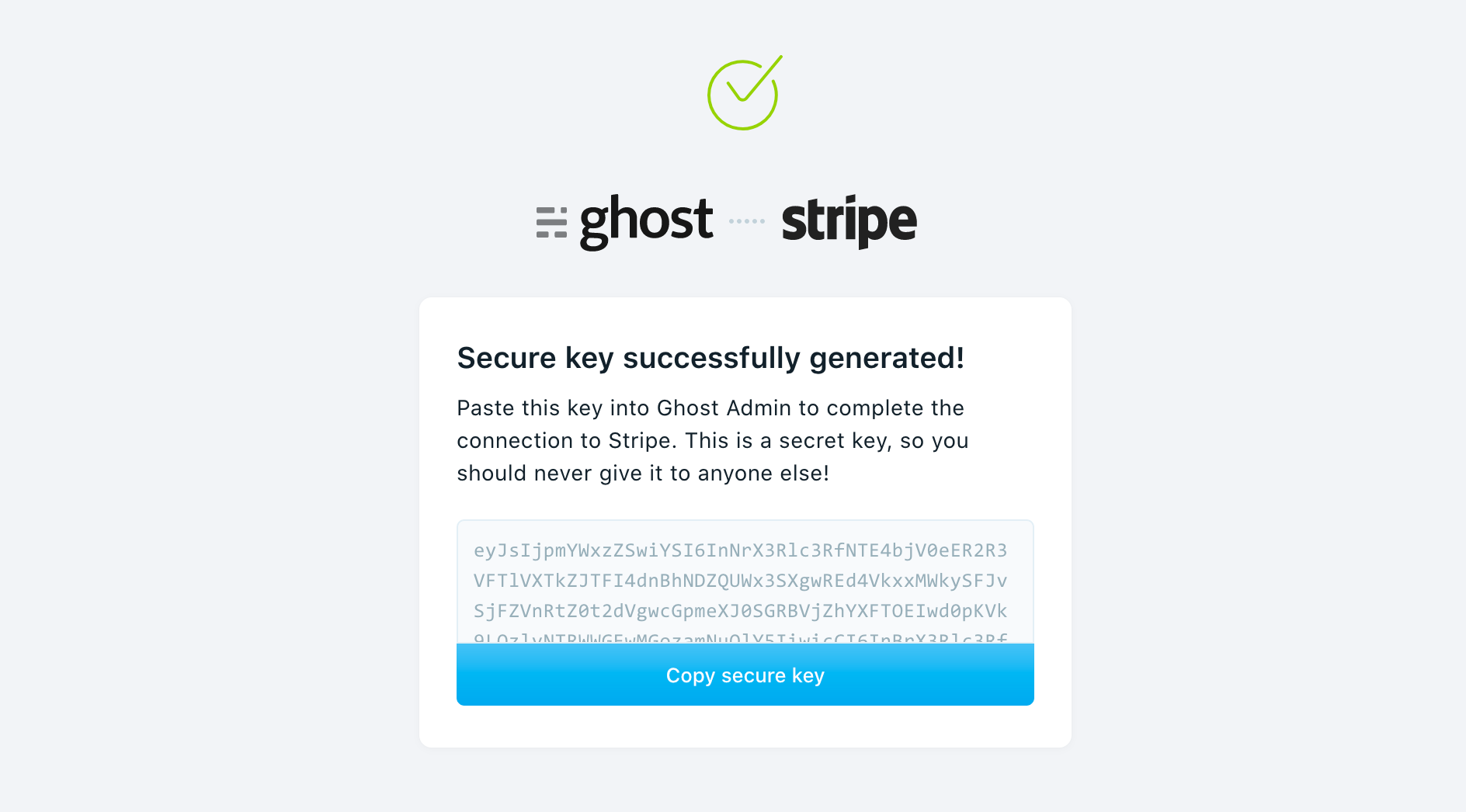 Connect your Stripe account