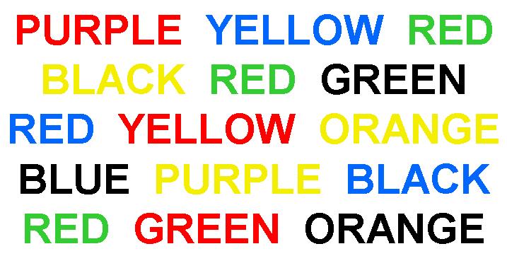 Stroop test